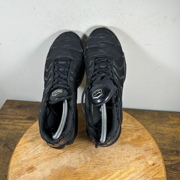 Nike Air Max Plus Triple Black Shoes Mens Size 8.5 604133-050 - Picture 6 of 9